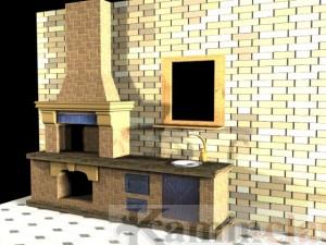 3 d max барбекю проект